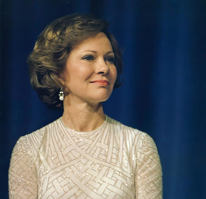 Rosalynn Smith Carter 
(Jimmy Carter)